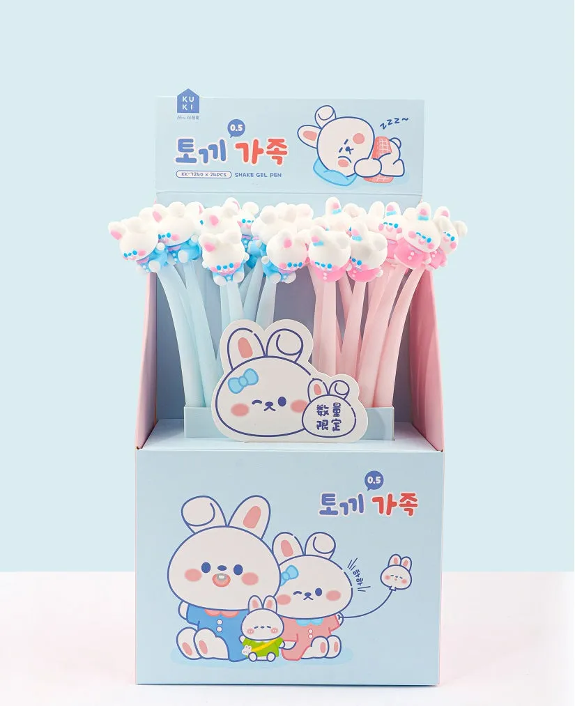 22515 RABBIT WIGGLE GEL PEN-24