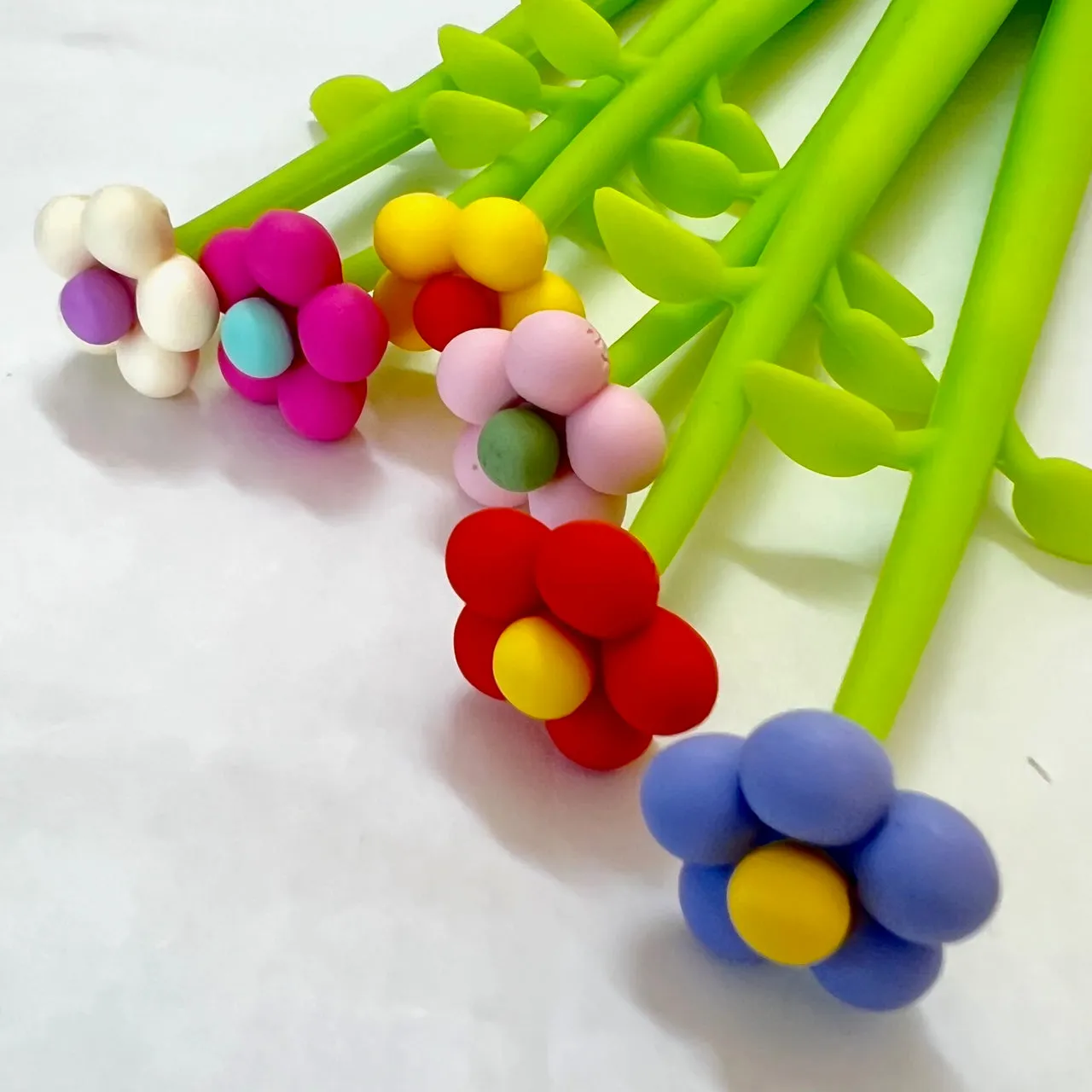 22562 BUBBLE FLOWER WIGGLE GEL PEN-48