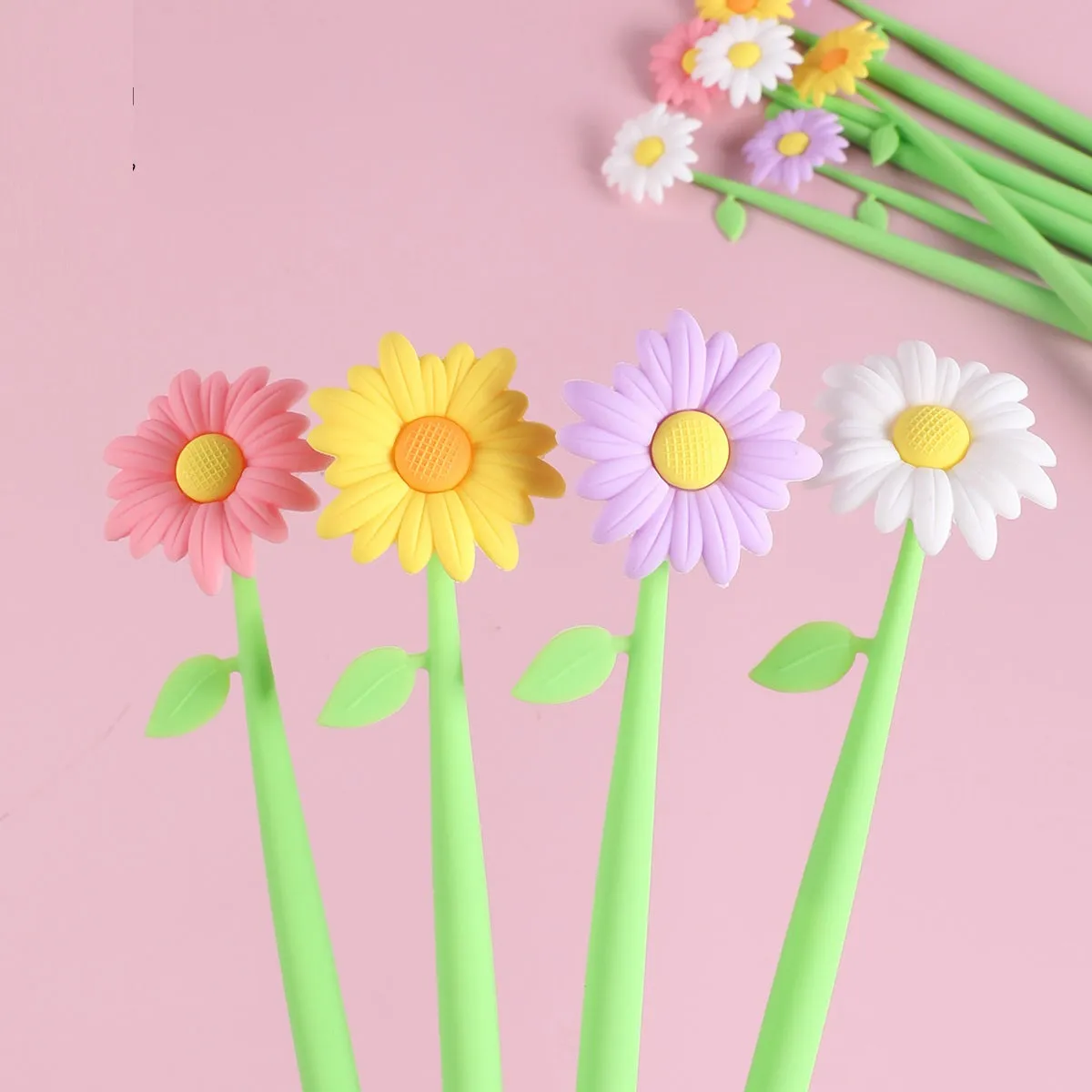 22576 DAISIES GEL PEN-48