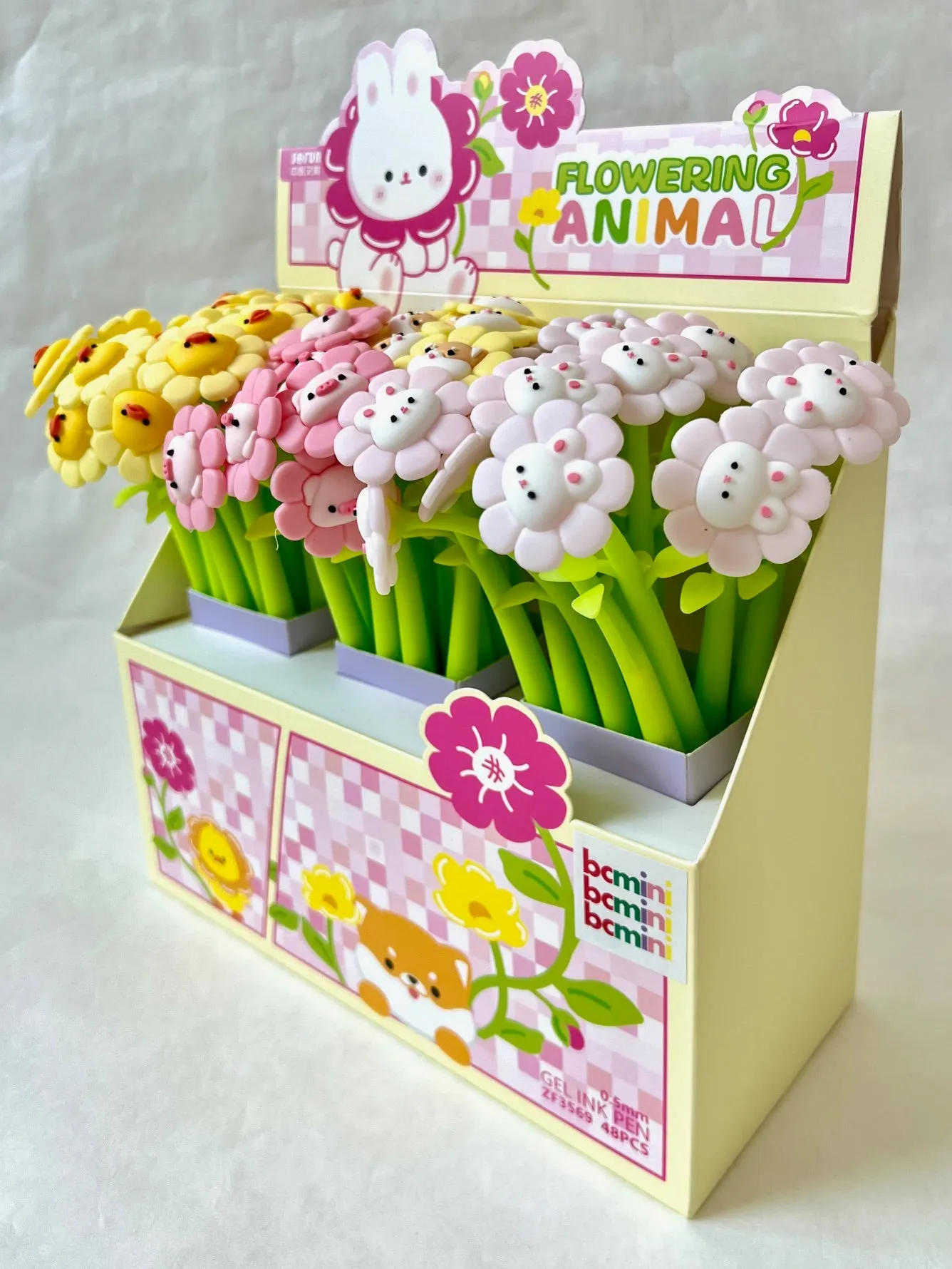 225932 FLOWERING ANIMALS GEL PEN-8