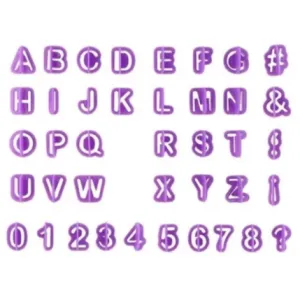 Alphabet & Number Cutters