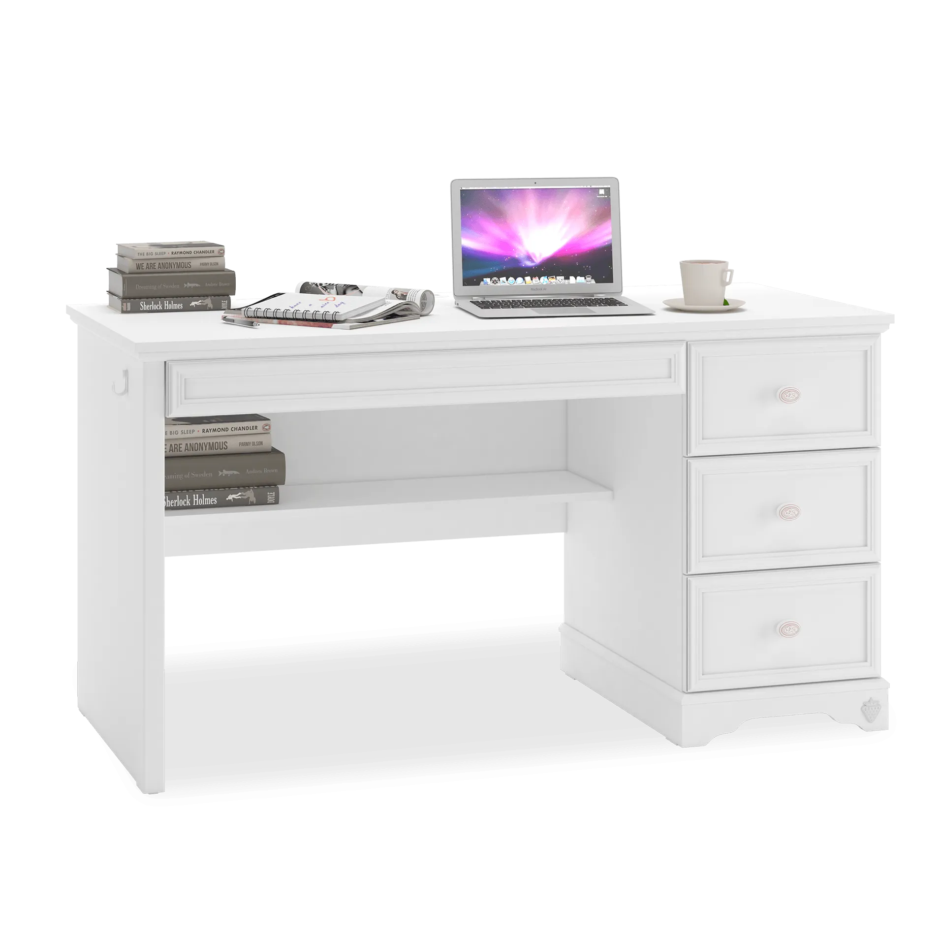Cilek Rustic White Study Desk