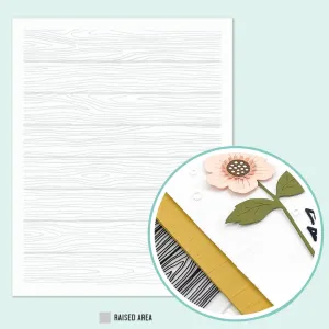 CONCORD & 9 th :  Wood Slat | Embossing Folder