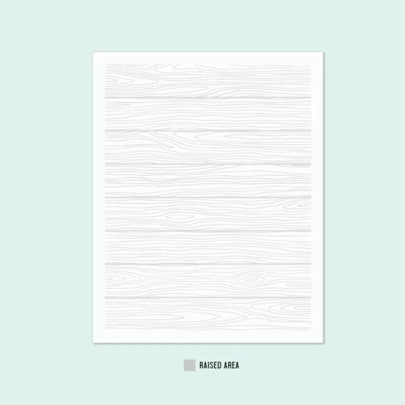 CONCORD & 9 th :  Wood Slat | Embossing Folder