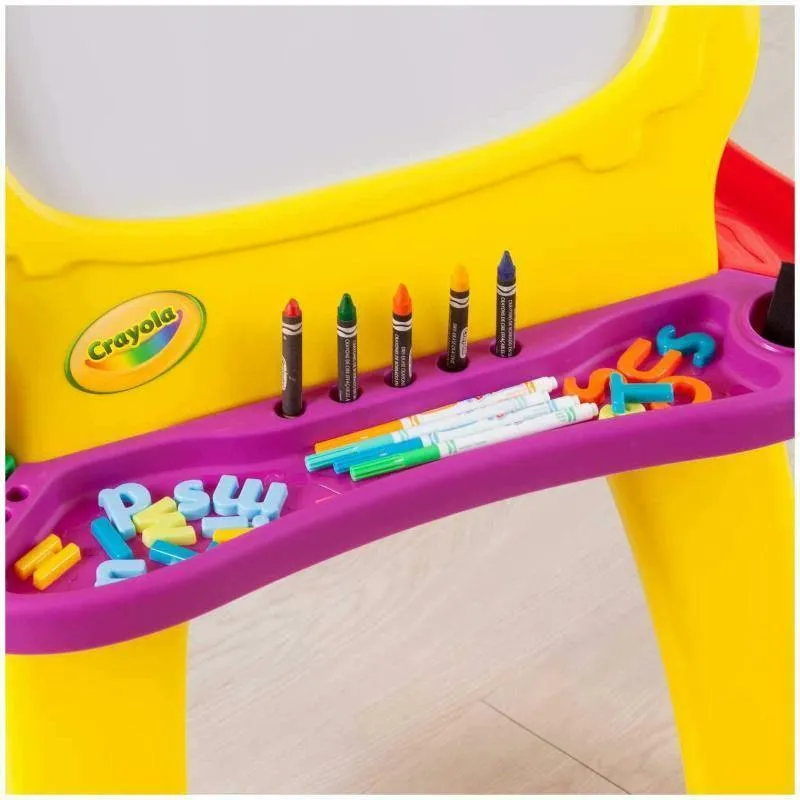 Crayola Deluxe Magnetic Double Whita And Black Board