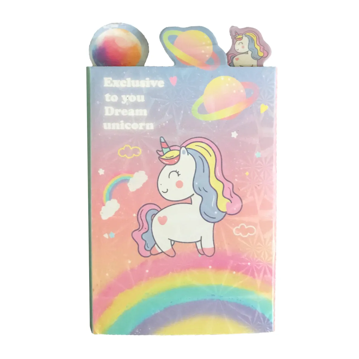 Folding Sticky Notes - Unicorn
