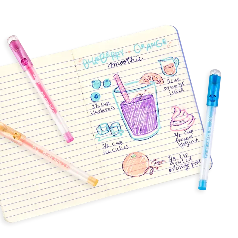 Funtastic friends scented colored mini gel pens