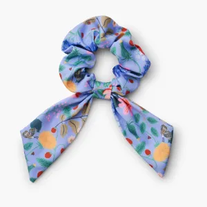 Hair Scrunchie Lightblue Bow