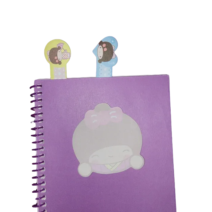 Kokeshi Dolls Collection, Page Markers and Memo Pad Set