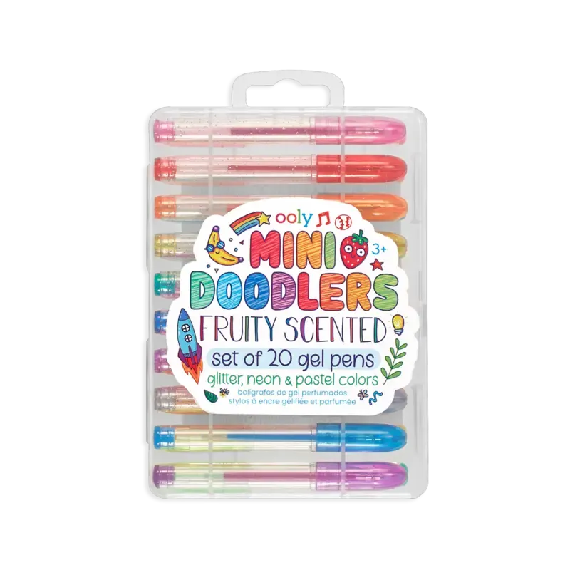 mini doodlers scented gel pens - set of 20