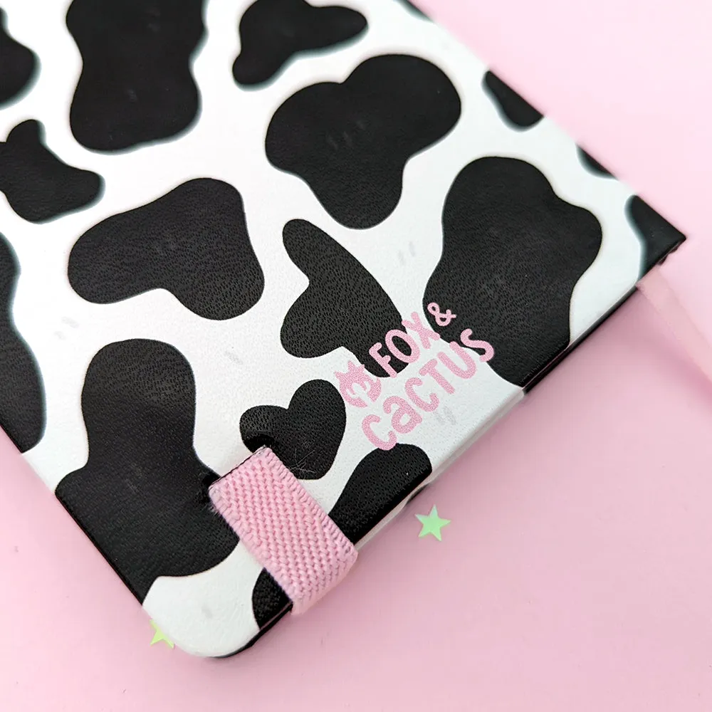 Moo Cow A6-ish Dot Grid Notebook (RETIRED)