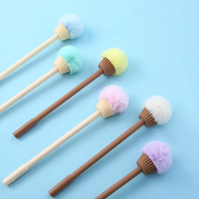 X 22357 POM POM CUPCAKE GEL PEN-DISCONTINUED